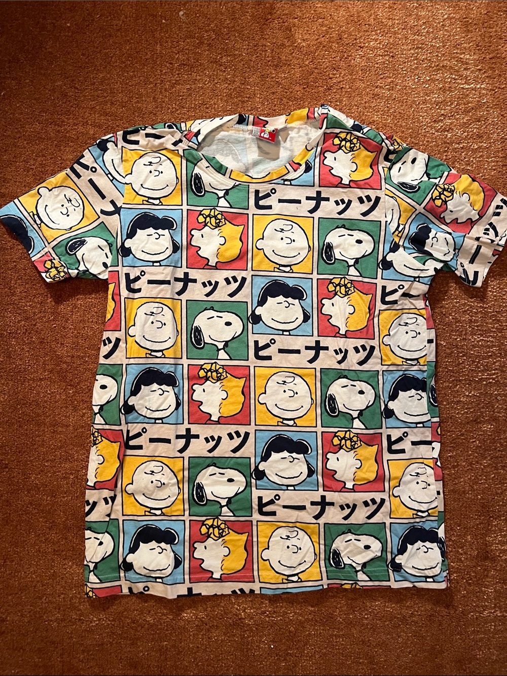 LN Sz S Peanuts Multi Printed T-Shirt
